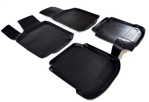 EgriAuto Prémiové 3D gumové autokoberce s uchytením Leon 1998-2005