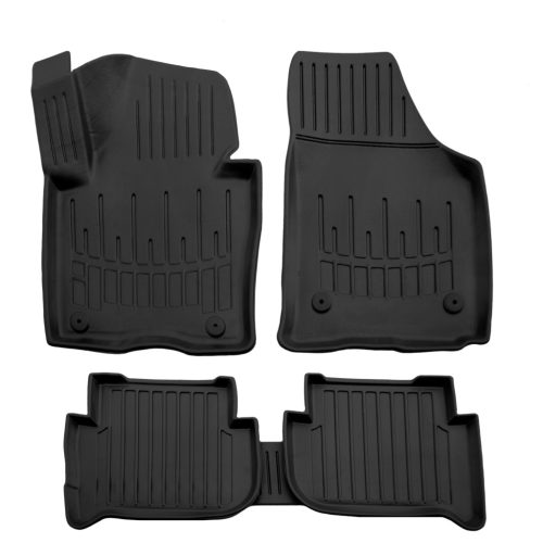 EgriAuto Prémiové 3D gumové autokoberce s uchytením VOLKSWAGEN Touran I 2003-2015 5 ks