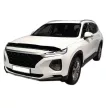 EgriAuto deflektor kapoty HYUNDAI Santa Fe 2018-2024, 2021-2024
