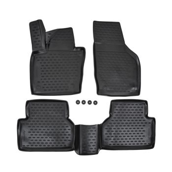   EgriAuto Prémiový 3D Gumové autokoberce s uchytením Q3 2011-2018