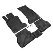 EgriAuto Prémiové 3D gumové autokoberce s uchytením Bmw 5-serie E60/E61 2003-2010