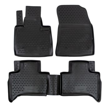   EgriAuto Prémiové 3D gumové autokoberce s uchytením Bmw X5 E53 1999-2006