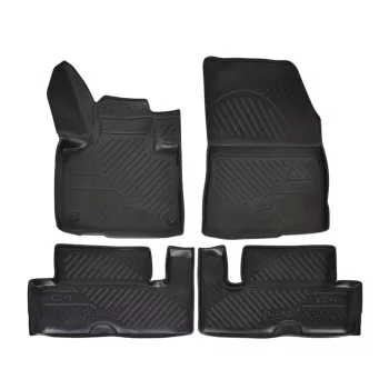   EgriAuto 3D prémiové gumové koberce s patentkami Citroen C4 Picasso 2014-2019