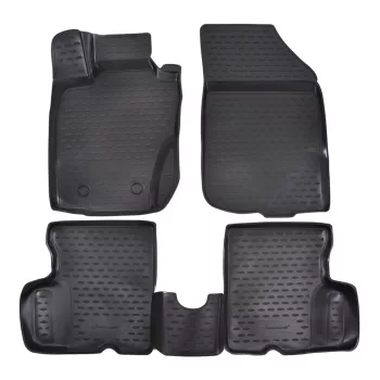   EgriAuto 3D prémiové gumové koberce s patentkami Dacia Duster 4WD 2011-2015