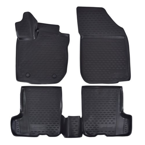 EgriAuto Prémiové 3D gumové autokoberce s uchytením Dacia Sandero 2012-2020