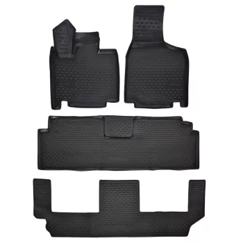   EgriAuto 3D prémiové gumové koberce s patentkami Dodge Grand Caravan, 2008-2020