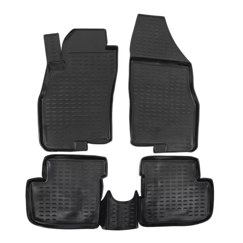 EgriAuto 3D prémiové gumové koberce s patentkami Fiat Grande Punto 5D 2005-