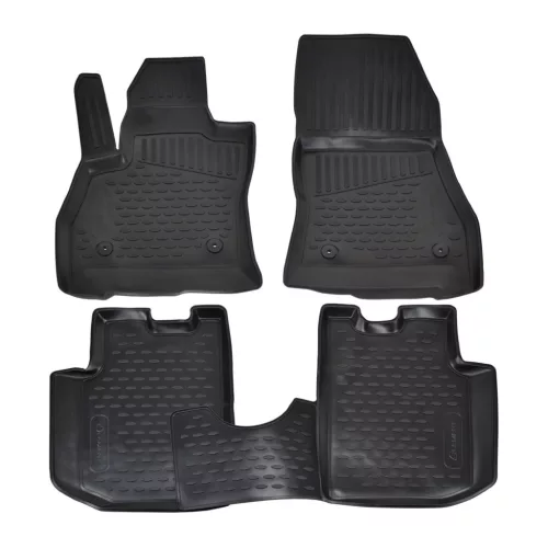 EgriAuto 3D prémiové gumové koberce s patentkami 500L 2012-2017