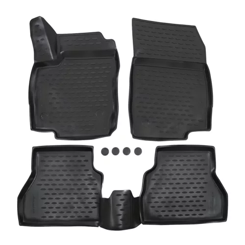 EgriAuto Prémiové 3D gumové autokoberce s uchytením FORD B-max 2012-2017 hatchback