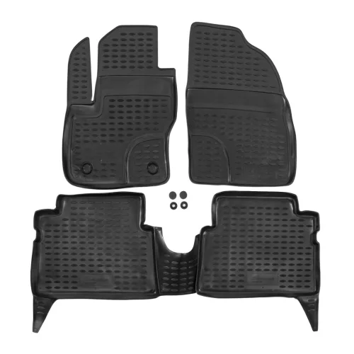 EgriAuto 3D prémiové gumové koberce s patentkami Ford Kuga 2008-2012
