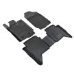 EgriAuto Prémiové 3D gumové autokoberce s uchytením FORD Ranger 4 dverový 2012-
