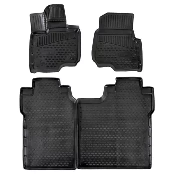   EgriAuto Prémiové 3D gumové autokoberce s uchytením FORD F-150 2015-2020 Sercrew