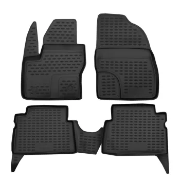   EgriAuto Prémiové 3D gumové autokoberce s uchytením FORD C-Max 2012-2019 4 ks