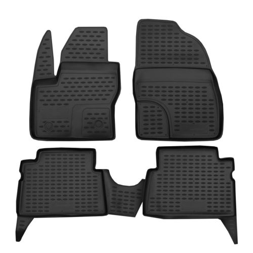 EgriAuto Prémiové 3D gumové autokoberce s uchytením FORD C-Max 2012-2019 4 ks
