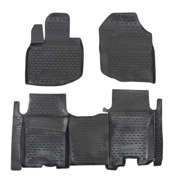   EgriAuto 3D prémiové gumové koberce s patentkami Honda Jazz 2009-2014