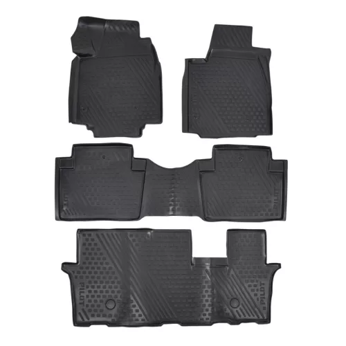 EgriAuto 3D prémiové gumové koberce s patentkami Honda Pilot 2008-2012/2012-2016