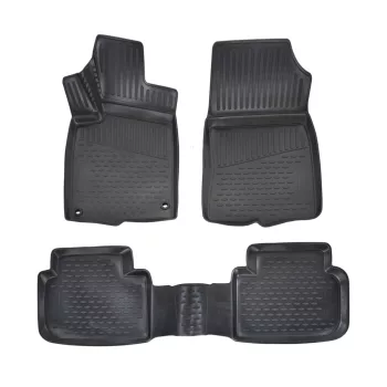   EgriAuto Prémiové 3D gumové autokoberce s uchytením HONDA Civic/Liftback 2. generácia s USB portom 2022-