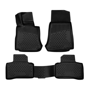   EgriAuto 3D prémiové gumové koberce s patentkami Mercedes GLC (X253/C253) 2015-2022 4 ks