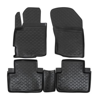   EgriAuto Prémiový 3D Gumové autokoberce s uchytením MITSUBISHI Outlander 2012-2021