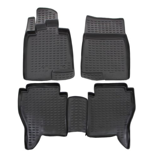 EgriAuto Prémiový 3D Gumové autokoberce s uchytením MITSUBISHI Pajero IV 2007-2018