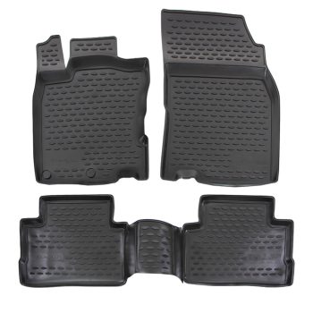   EgriAuto Prémiové 3D gumové autokoberce s uchytením NISSAN Qashqai J11 2014-2021