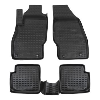   EgriAuto Prémiový 3D Gumové autokoberce s uchytením OPEL Corsa D/E 2006-2019