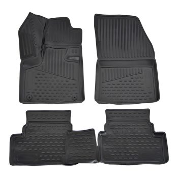   EgriAuto Prémiové 3D gumové autokoberce s uchytením OPEL Grandland X A18 X75 2017-