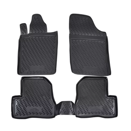 EgriAuto 3D prémiové gumové koberce s patentkami Peugeot 206 1998-2009