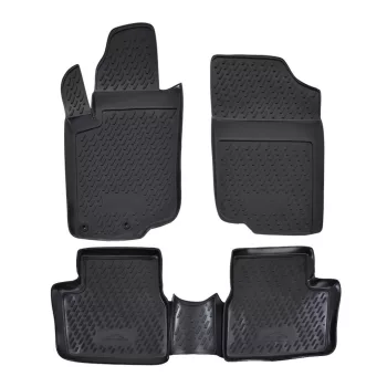   EgriAuto 3D prémiové gumové koberce s patentkami Peugeot 207 2006-2012