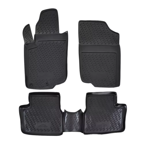 EgriAuto 3D prémiové gumové koberce s patentkami Peugeot 207 2006-2012