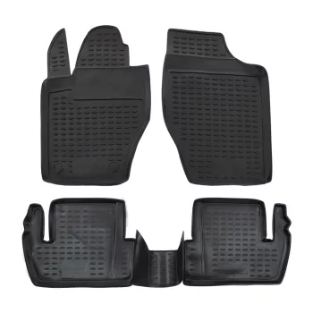   EgriAuto 3D prémiové gumové koberce s patentkami Peugeot 307 2001-2008