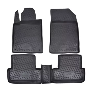   EgriAuto 3D prémiové gumové koberce s patentkami Peugeot 407 2004-2012