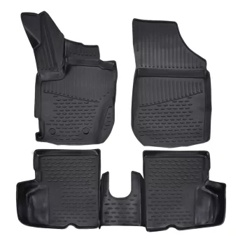   EgriAuto Prémiový 3D Gumové autokoberce s uchytením RENAULT Captur 2013-