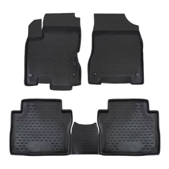   EgriAuto Prémiové 3D gumové autokoberce s uchytením RENAULT Koleos 2008-2015