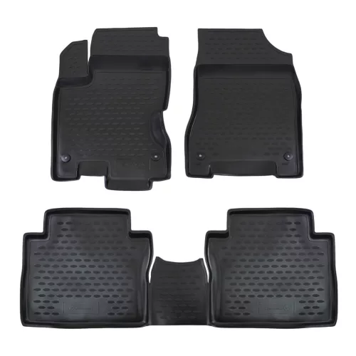 EgriAuto 3D prémiové gumové koberce s patentkami Renault Koleos 2008-2015