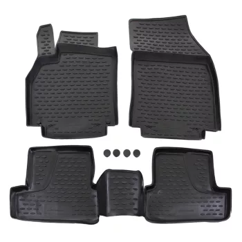   EgriAuto Prémiové 3D gumové autokoberce s uchytením RENAULT Megane III 2010-2015