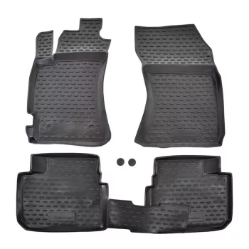   EgriAuto Prémiové 3D gumové autokoberce s uchytením Subaru Forester 2008-2013