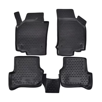   EgriAuto 3D prémiové gumové koberce s patentkami Seat Leon 2006-2012