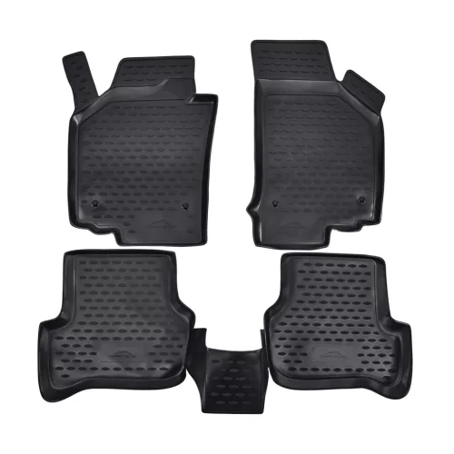 EgriAuto 3D prémiové gumové koberce s patentkami Seat Leon 2006-2012