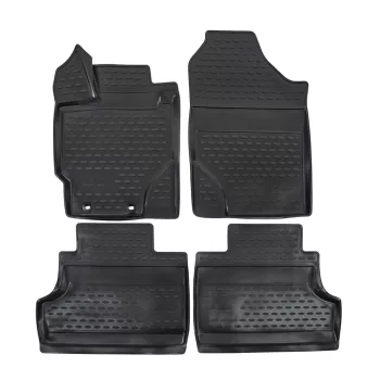   EgriAuto 3D prémiové gumové koberce s patentkami Toyota Yaris 2010-2014