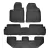 EgriAuto 3D prémiové gumové koberce s patentkami Toyota Corolla Verso 2004-2009