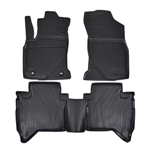 EgriAuto 3D prémiové gumové koberce s patentkami Toyota Hilux 2015-