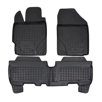   EgriAuto 3D prémiové gumové koberce s patentkami Toyota Yaris 2005-2011