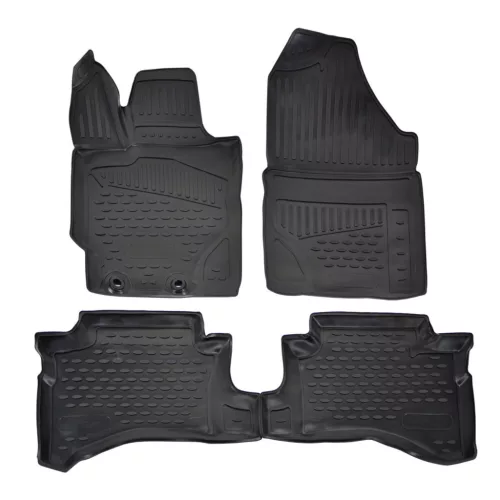 EgriAuto 3D prémiové gumové koberce s patentkami Toyota Yaris Hatchback 2020- 4 ks