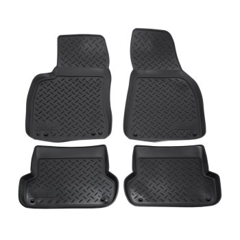  EgriAuto Prémiové 3D gumové autokoberce s uchytením NORM Audi A4 B6/B7 2001-2007 4 ks