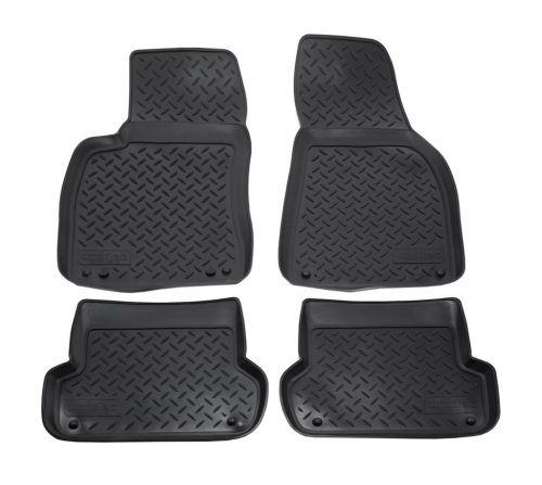 EgriAuto Prémiové 3D gumové autokoberce s uchytením NORM Audi A4 B6/B7 2001-2007 4 ks