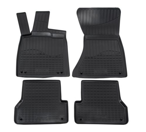 EgriAuto Prémiové 3D gumové autokoberce s uchytením NORM Audi A6 C7 2011-2018 4 ks