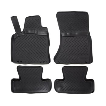   EgriAuto Prémiový 3D Gumové autokoberce s uchytením NORM Audi Q5 2008-2016 4 ks