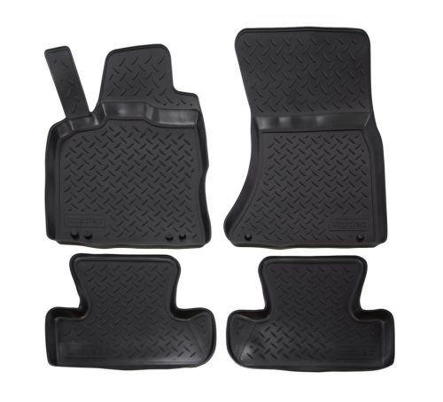 EgriAuto Prémiový 3D Gumové autokoberce s uchytením NORM Audi Q5 2008-2016 4 ks