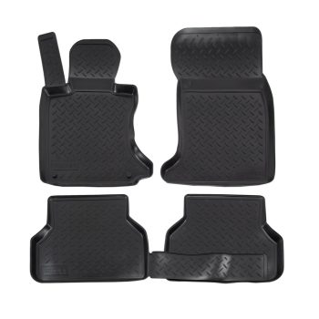   EgriAuto Prémiový 3D Gumové autokoberce s uchytením NORM Bmw 5 E60/E61 2003-2010 4 ks